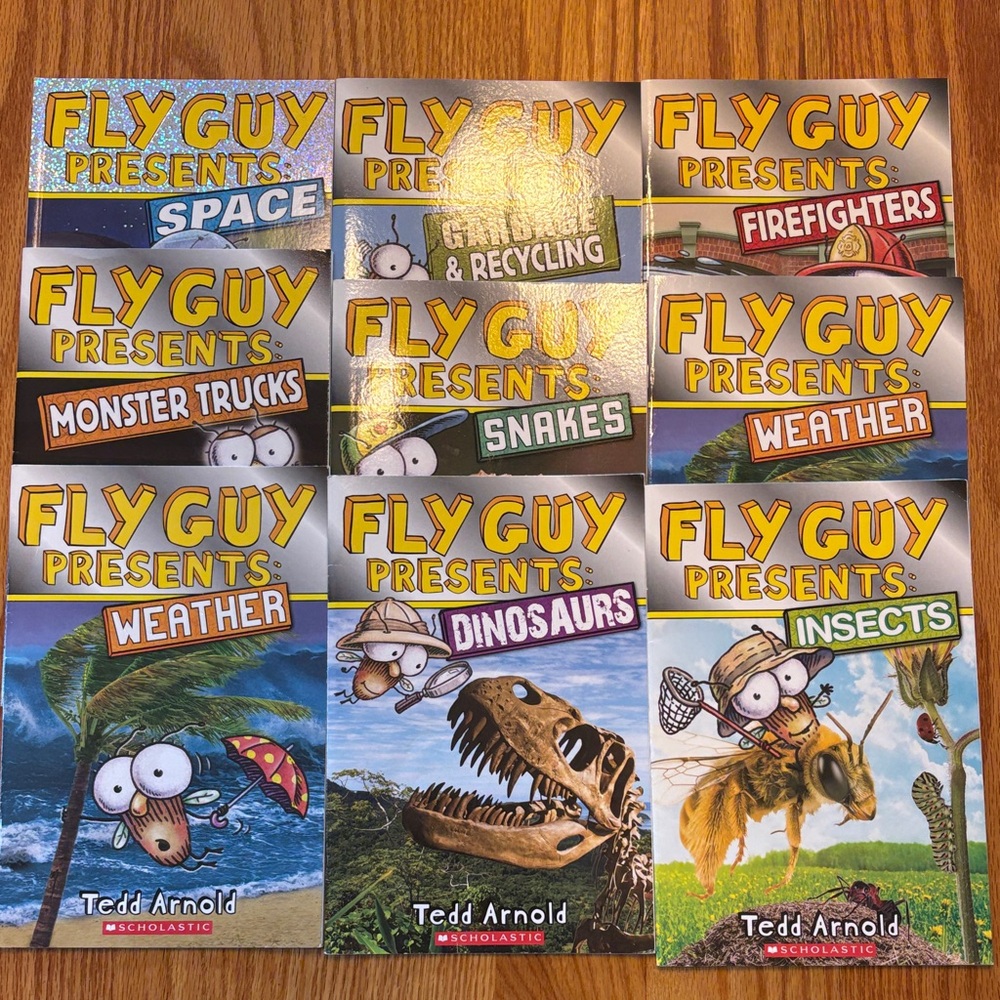 Scholastic Fly Guy Presents Series - Vibrant Collection - Set of 9 Books